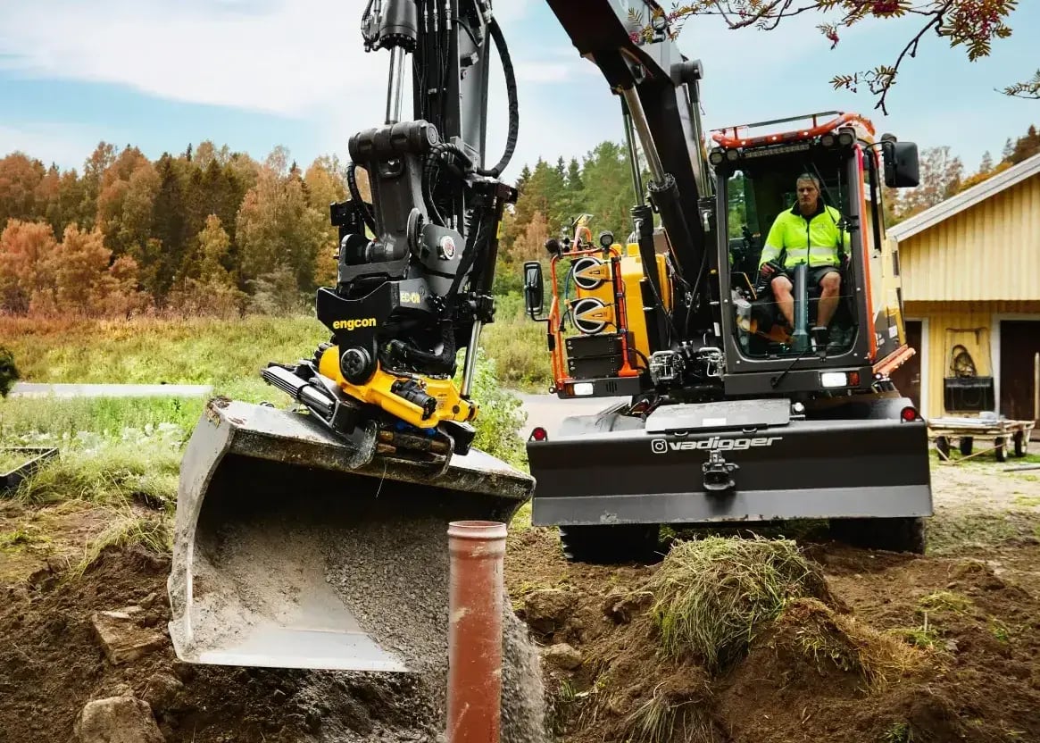engcon 倾斜旋转器